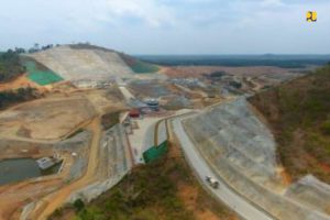 Perkembangan Konstruksi Bendungan Way Sekampung
