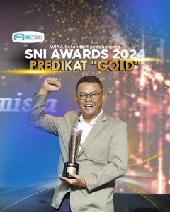 WIKA Beton Raih Penghargaan Gold di ajang SNI Award 2024
