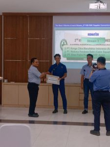 Kongo Citra Manufaktur Indonesia Raih Penghargaan Pemasok Terbaik dari Komatsu Indonesia