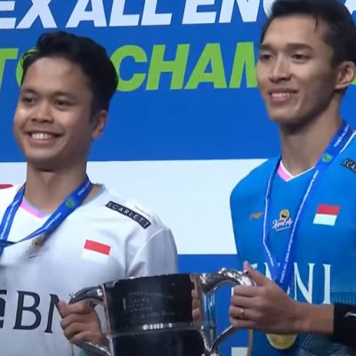 Jonathan Christie Setara dengan Rudy Hartono dan Liem Swie King