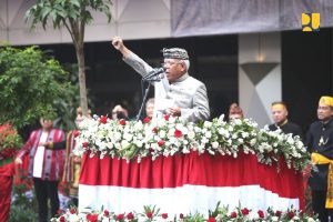 Menteri Basuki Sampaikan Indonesia Maju Melalui Infrastruktur Mulai Meningkat